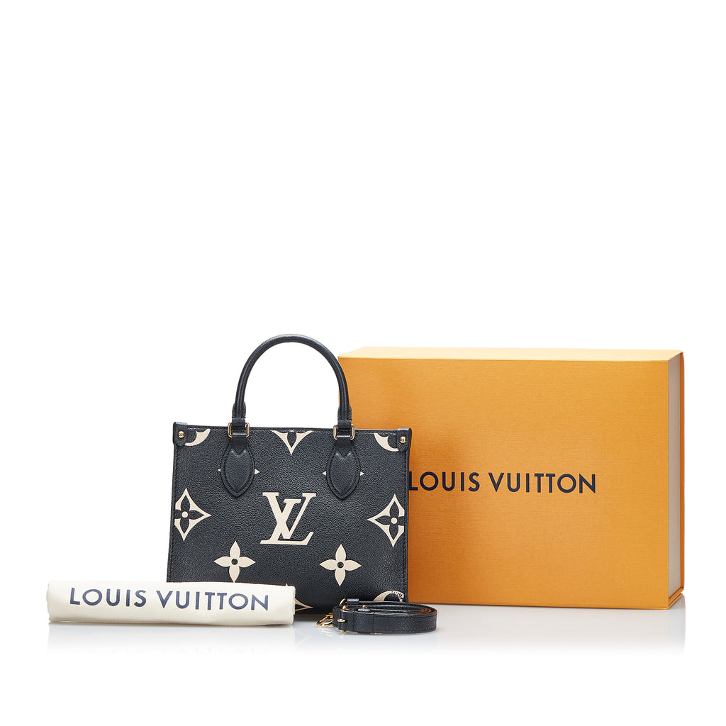 Louis Vuitton Black Monogram Empreinte Onthego PM