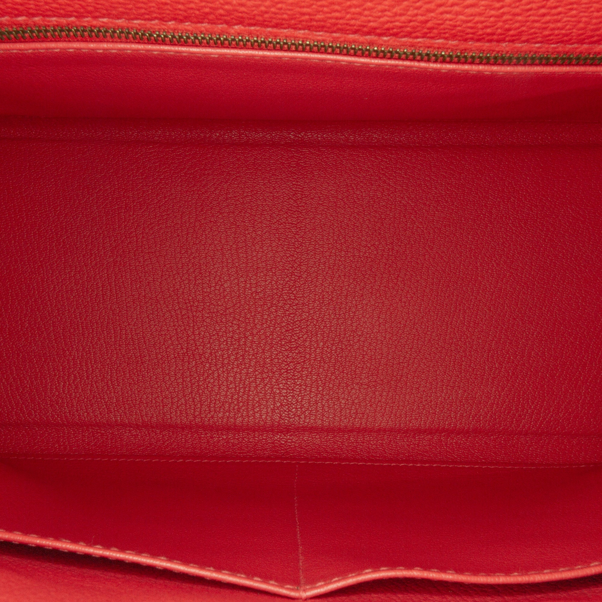 Hermès Kelly 35 Retourne Red Togo