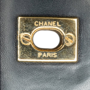 Chanel Classic Double Flap Medium Black Lambskin Gold