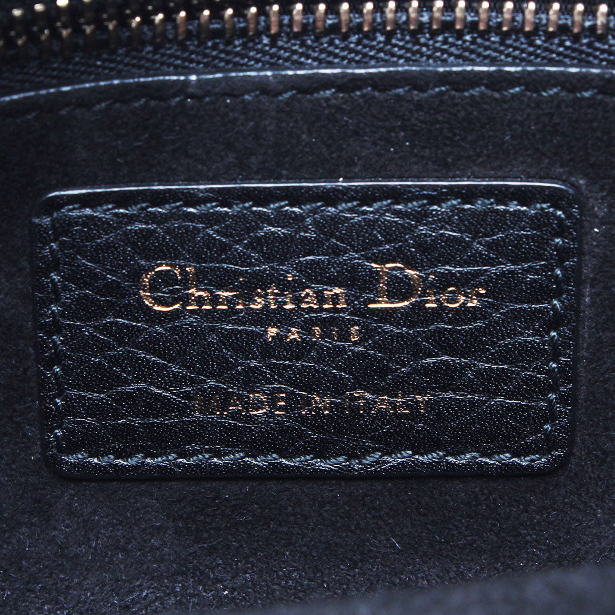 Dior J'Adoir Camera Case Clutch with Chain Black Calfskin