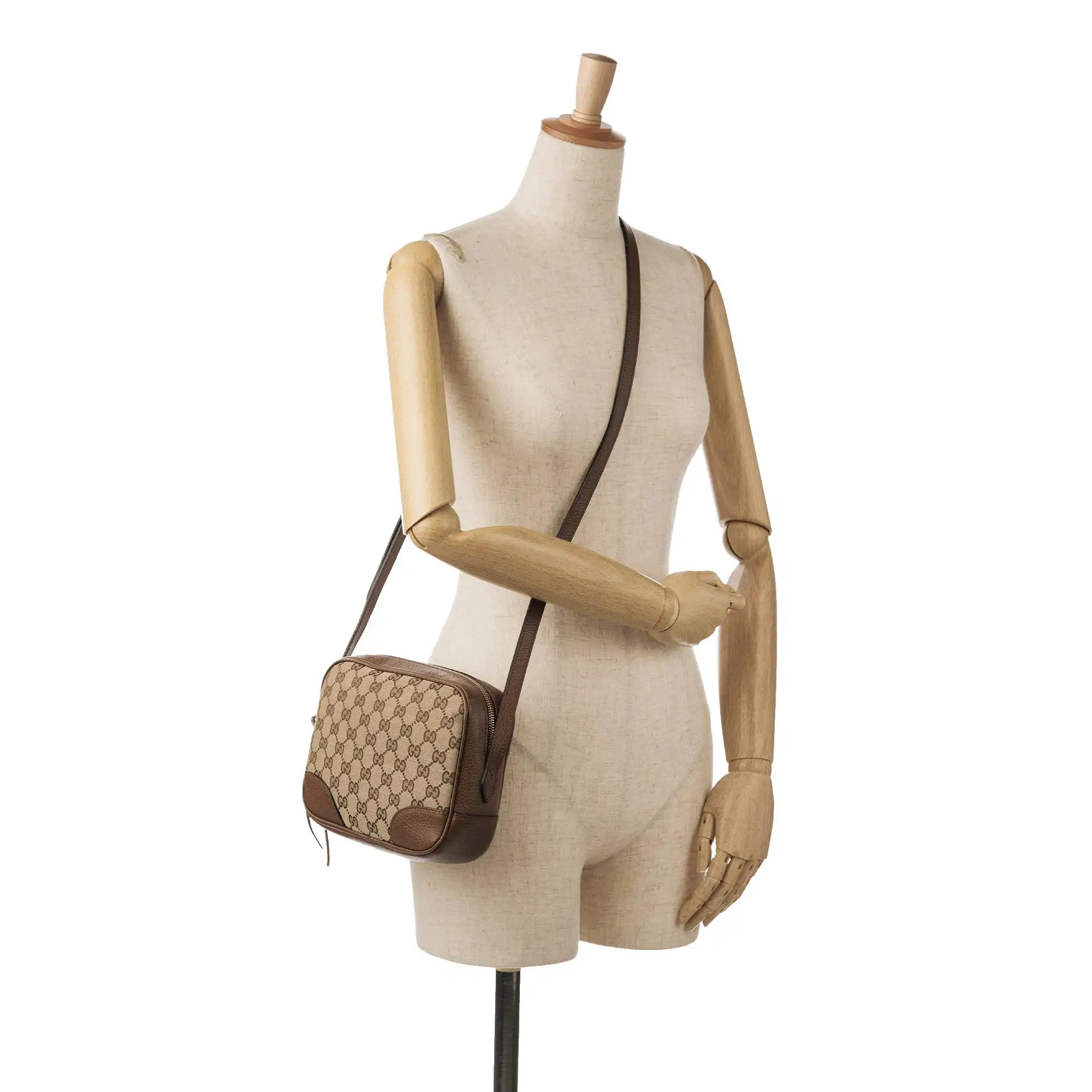 Gucci Bree Crossbody Bag Brown GG Canvas