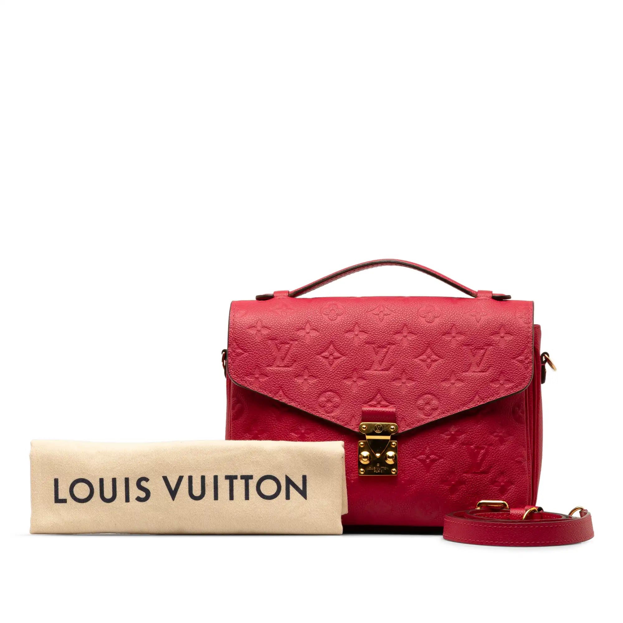 Louis Vuitton Métis Red Monogram Empreinte