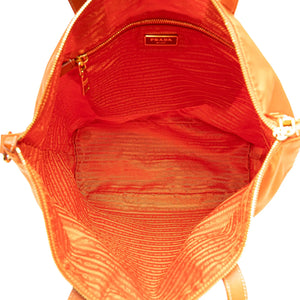 Prada Tessuto Tote Bag orange nylon canvas