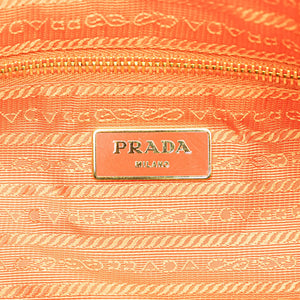 Prada Tessuto Tote Bag orange nylon canvas