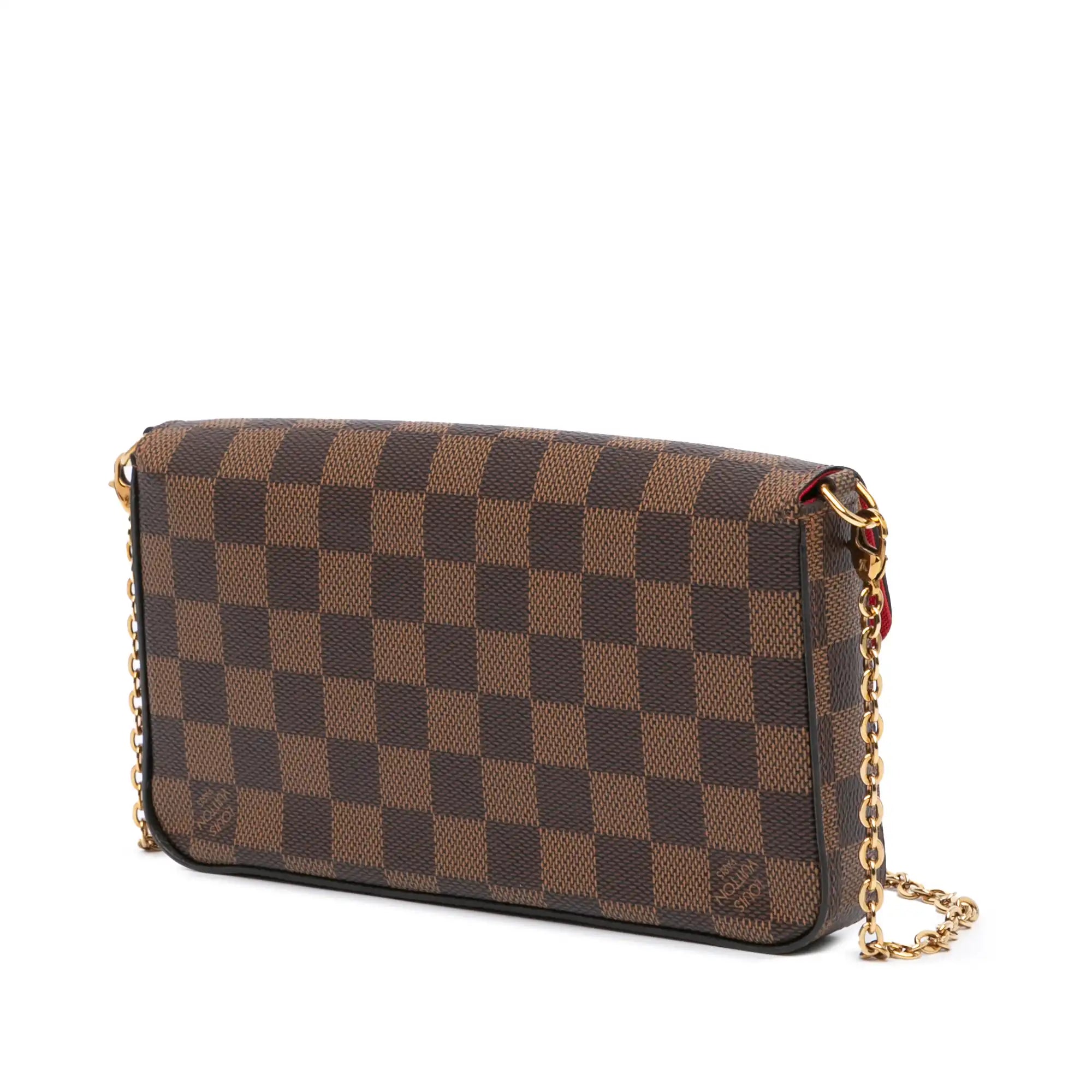 Louis Vuitton Pochette Félicie Damier Ebene Canvas