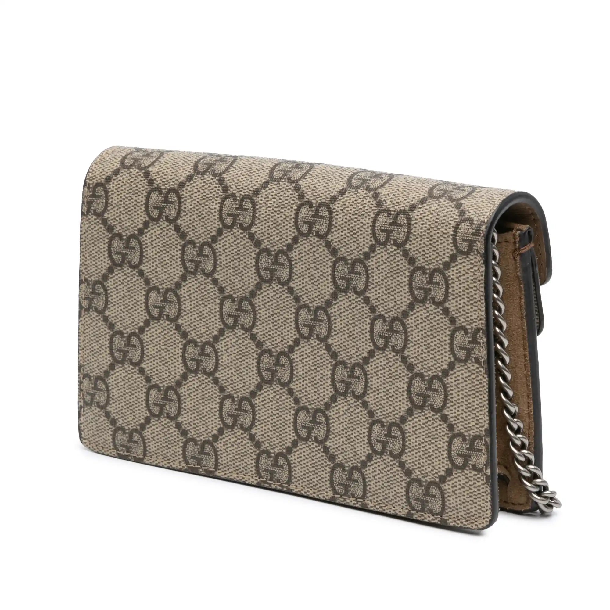 Gucci Dionysus Super Mini Brown GG Supreme Canvas