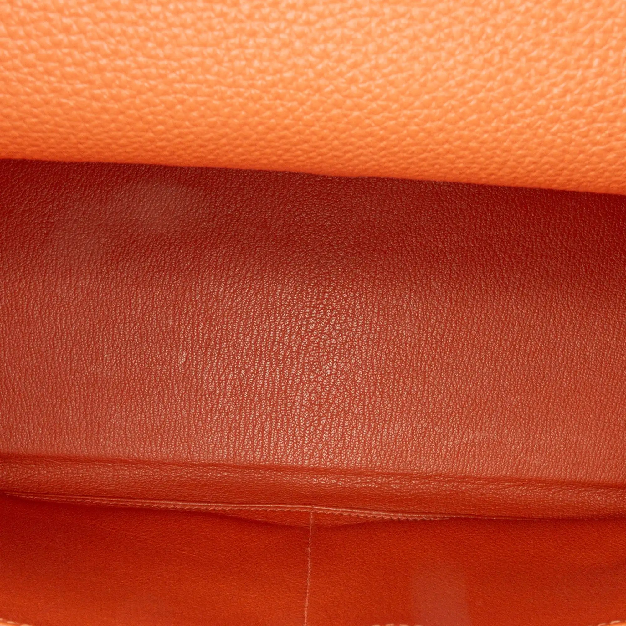 Hermès Kelly Retourne 32 Orange Togo Gold