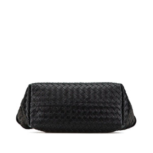 Bottega Veneta Bella Tote Black Intrecciato Leather