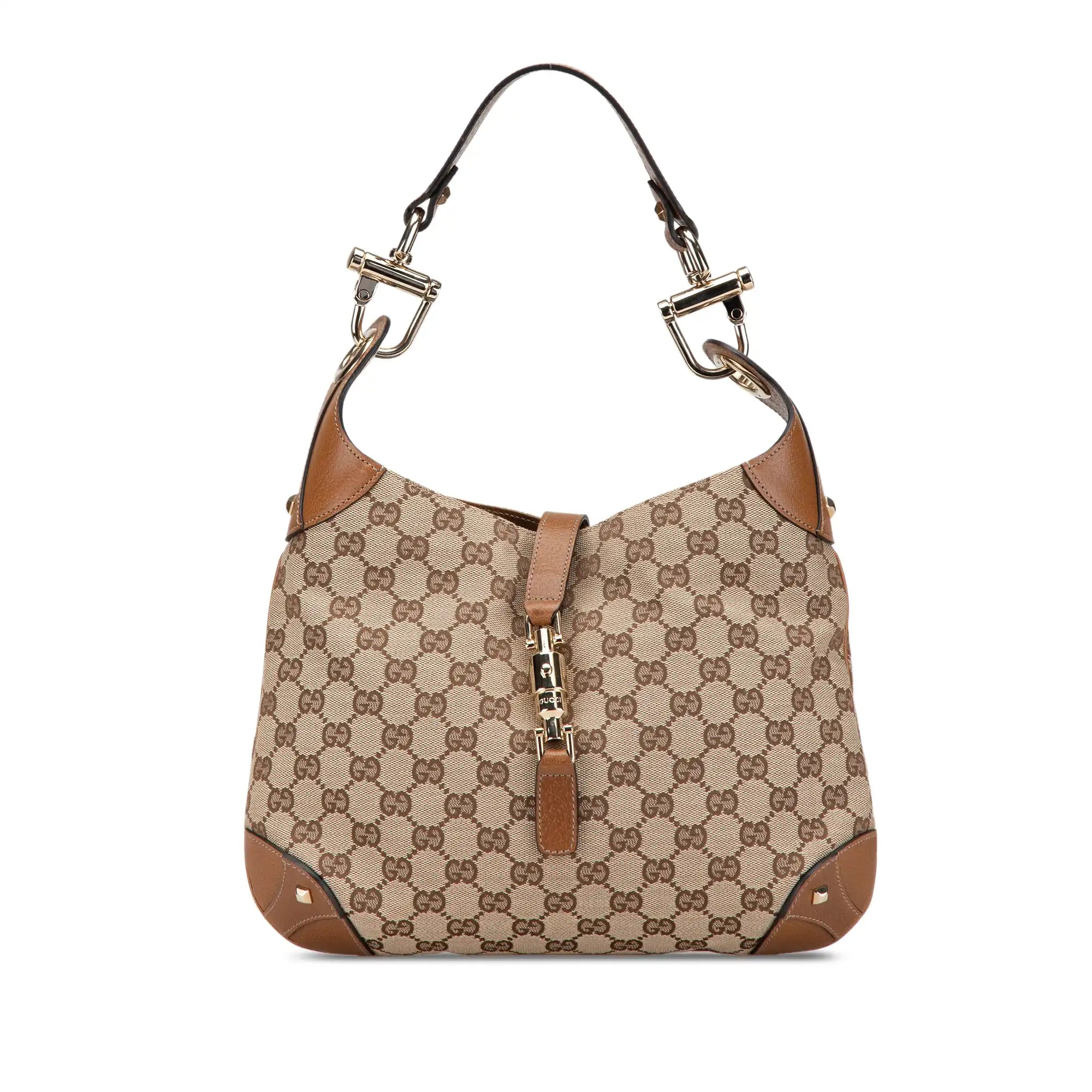 Gucci Nailhead Jackie GG Canvas