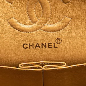 Chanel Classic Double Flap Small Beige Lambskin Gold