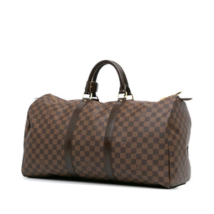 Louis Vuitton Keepall 50 Damier Ebene Canvas