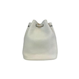 Prada VItello Daino Bianco Bucket Bag