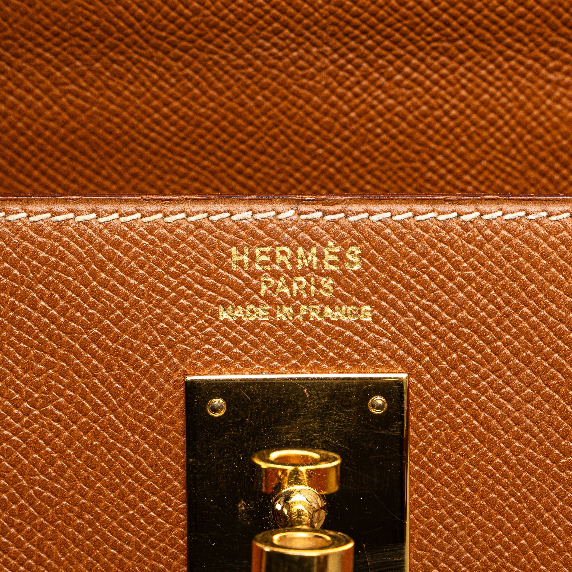 Hermès Kelly Retourne 35 Gold Courchevel Gold