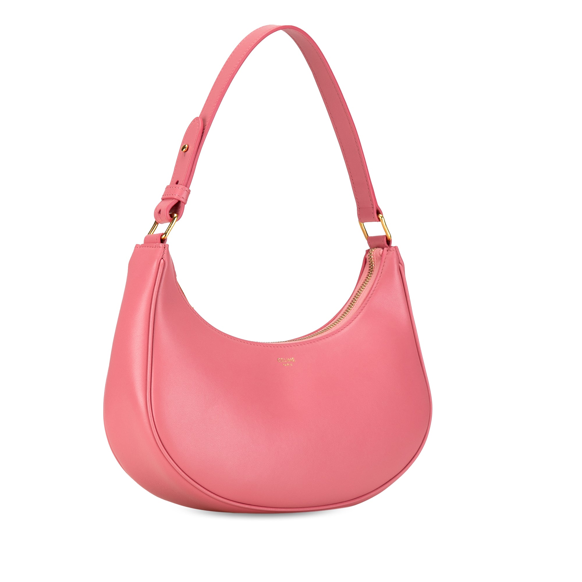 Celine Ava Shoulder Bag Pink Leather