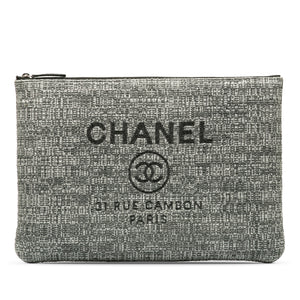 Chanel Deauville O'Case Grey Canvas