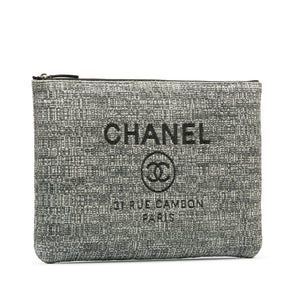 Chanel Deauville O'Case Grey Canvas