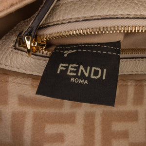 Fendi Baguette Selleria Brown Wool