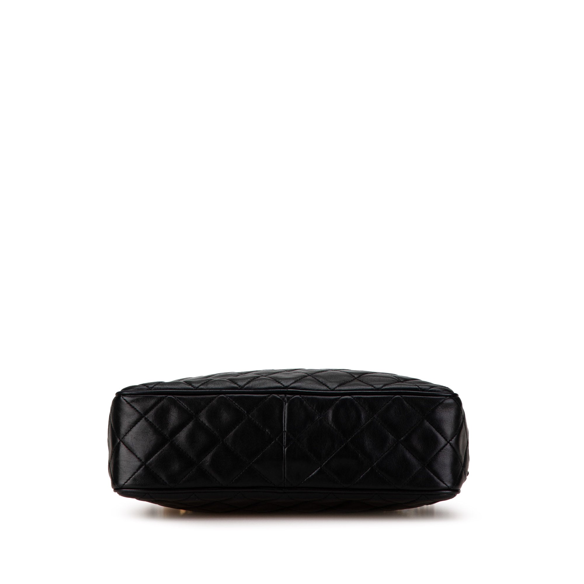 Chanel Camera Bag Black Lambskin Gold