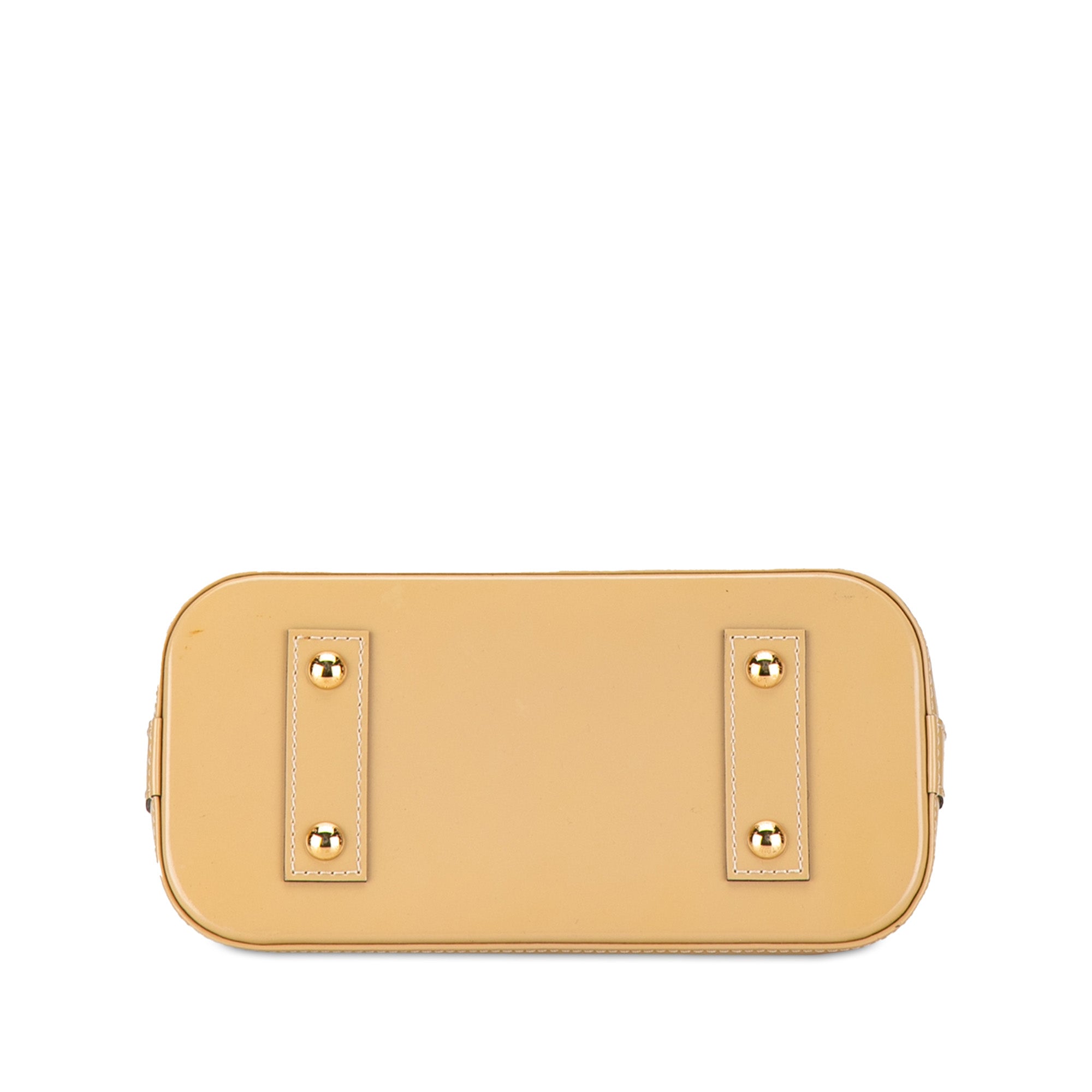 Louis Vuitton Alma BB Beige Monogram Vernis