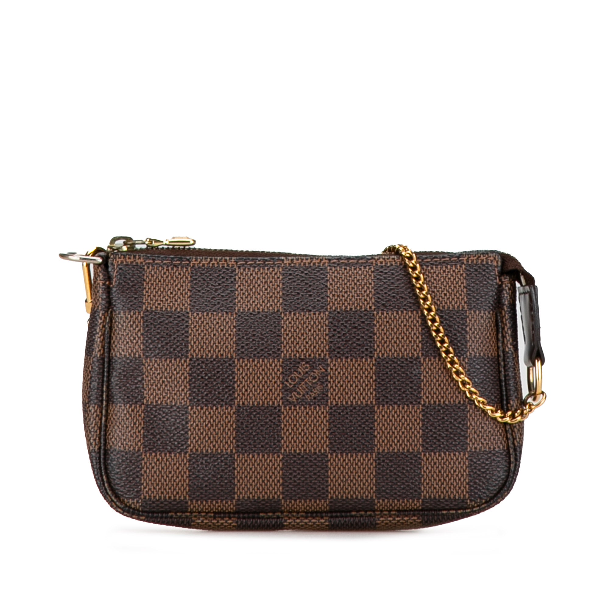 Louis Vuitton Pochette Accessoires Mini Damier Ebene Canvas