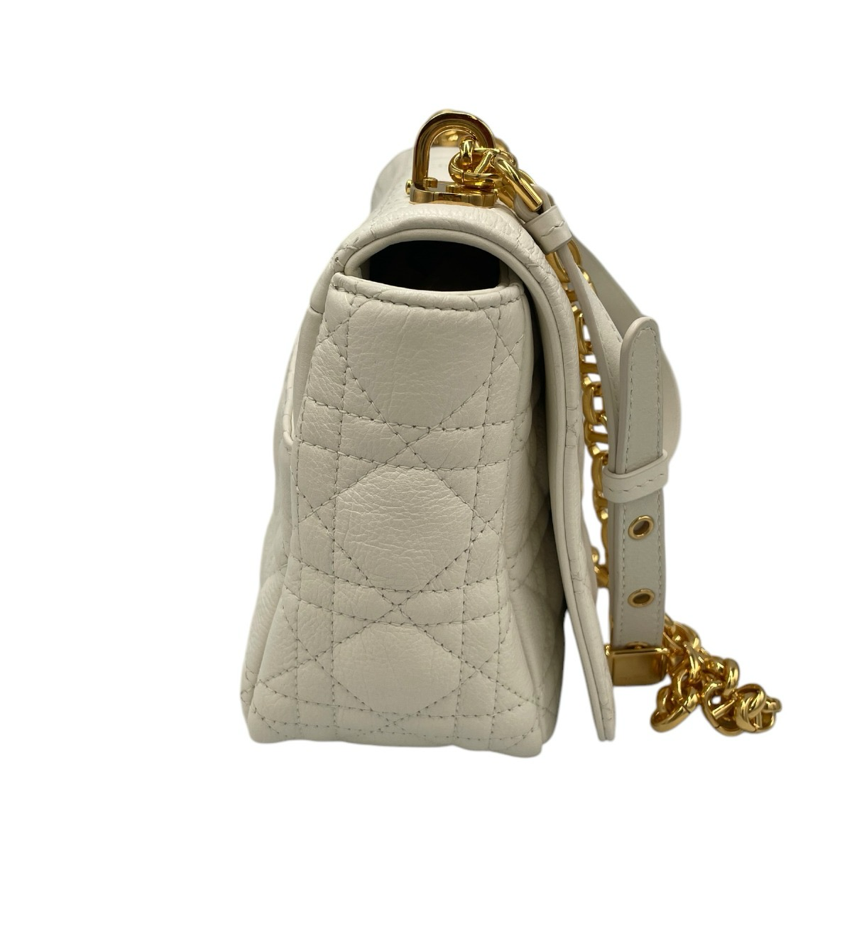 Dior Caro Bag Small Beige Shearling Suede