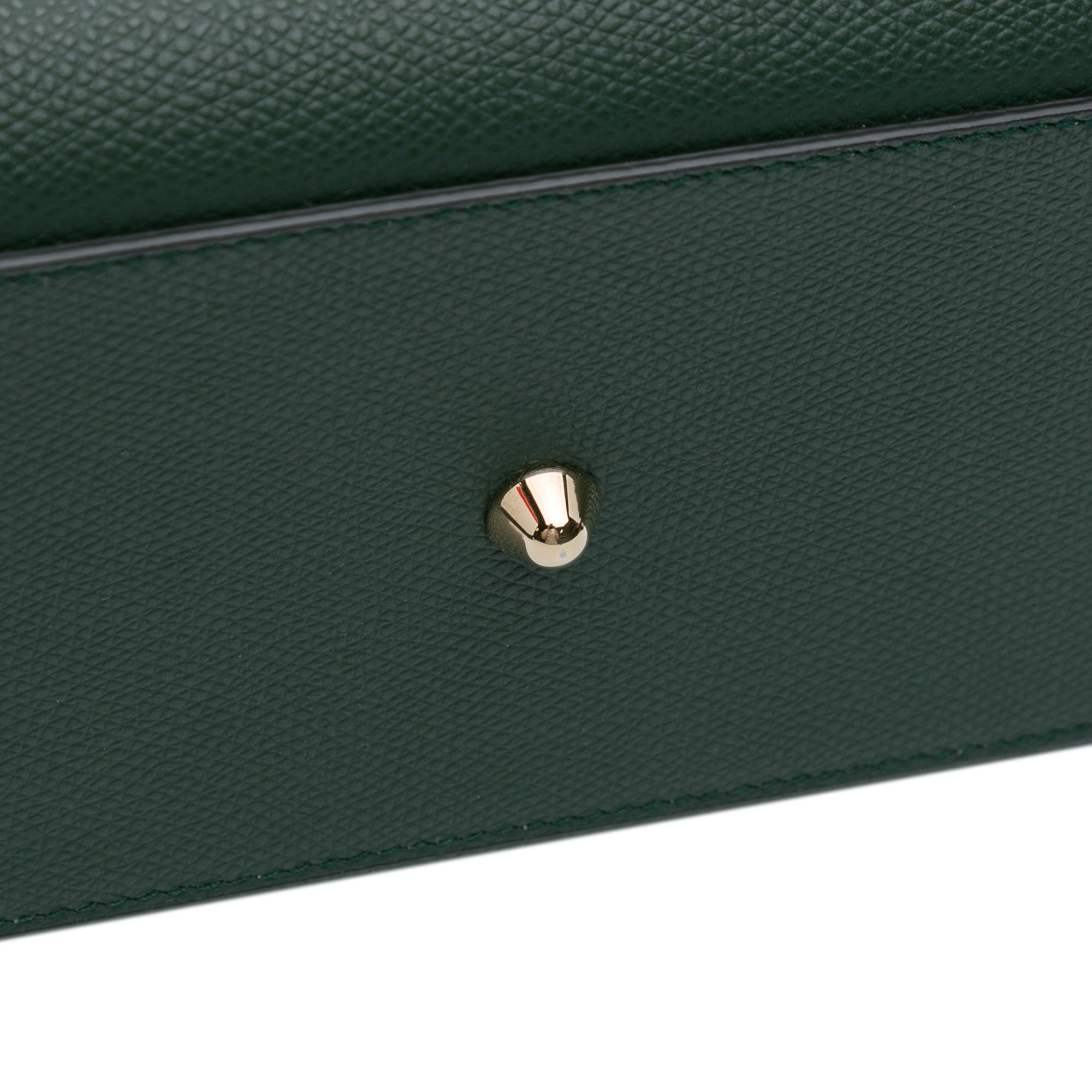 Dior Lady D-Sire Large Green Calfskin Gold