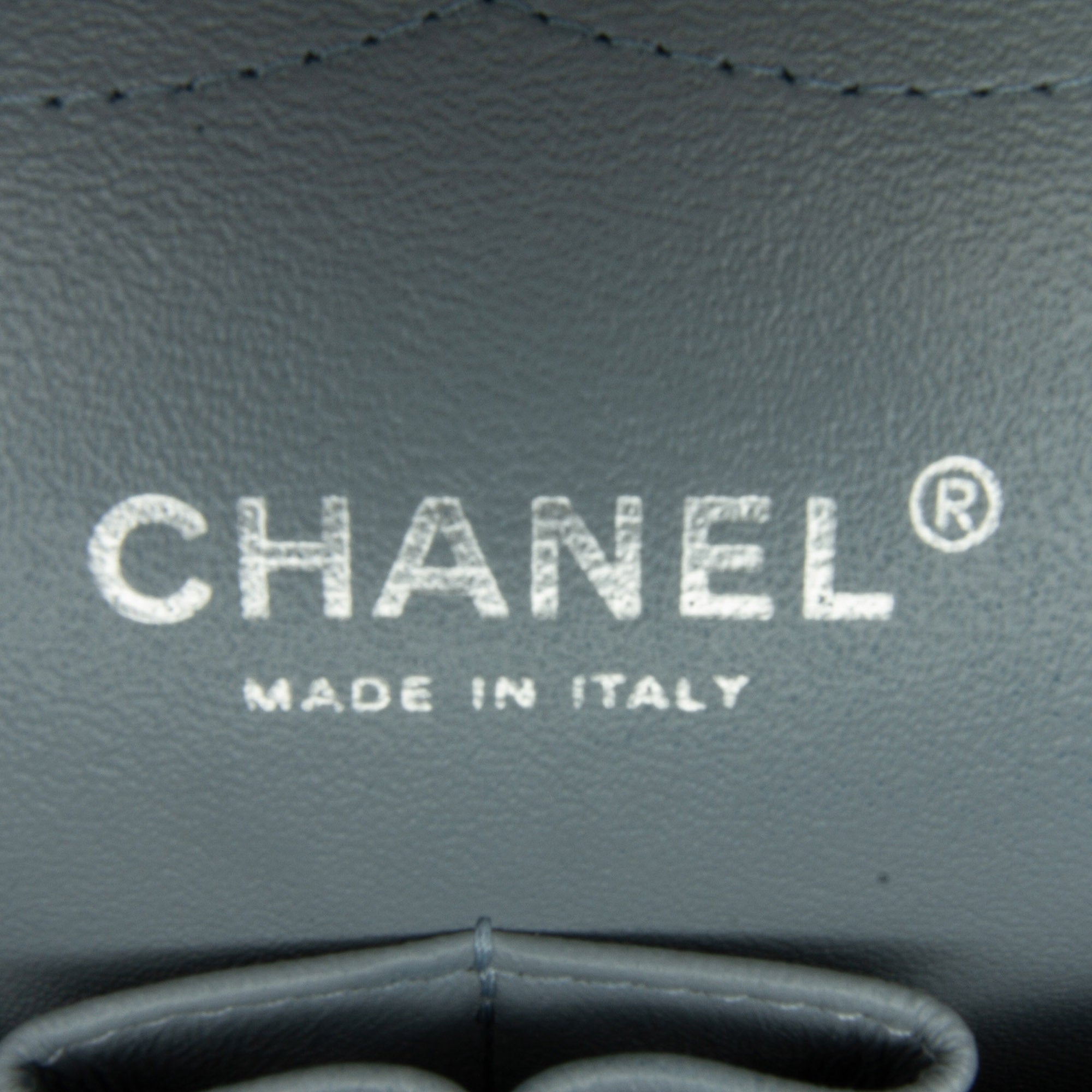 Chanel Classic Double Flap Jumbo Blue Caviar Gold