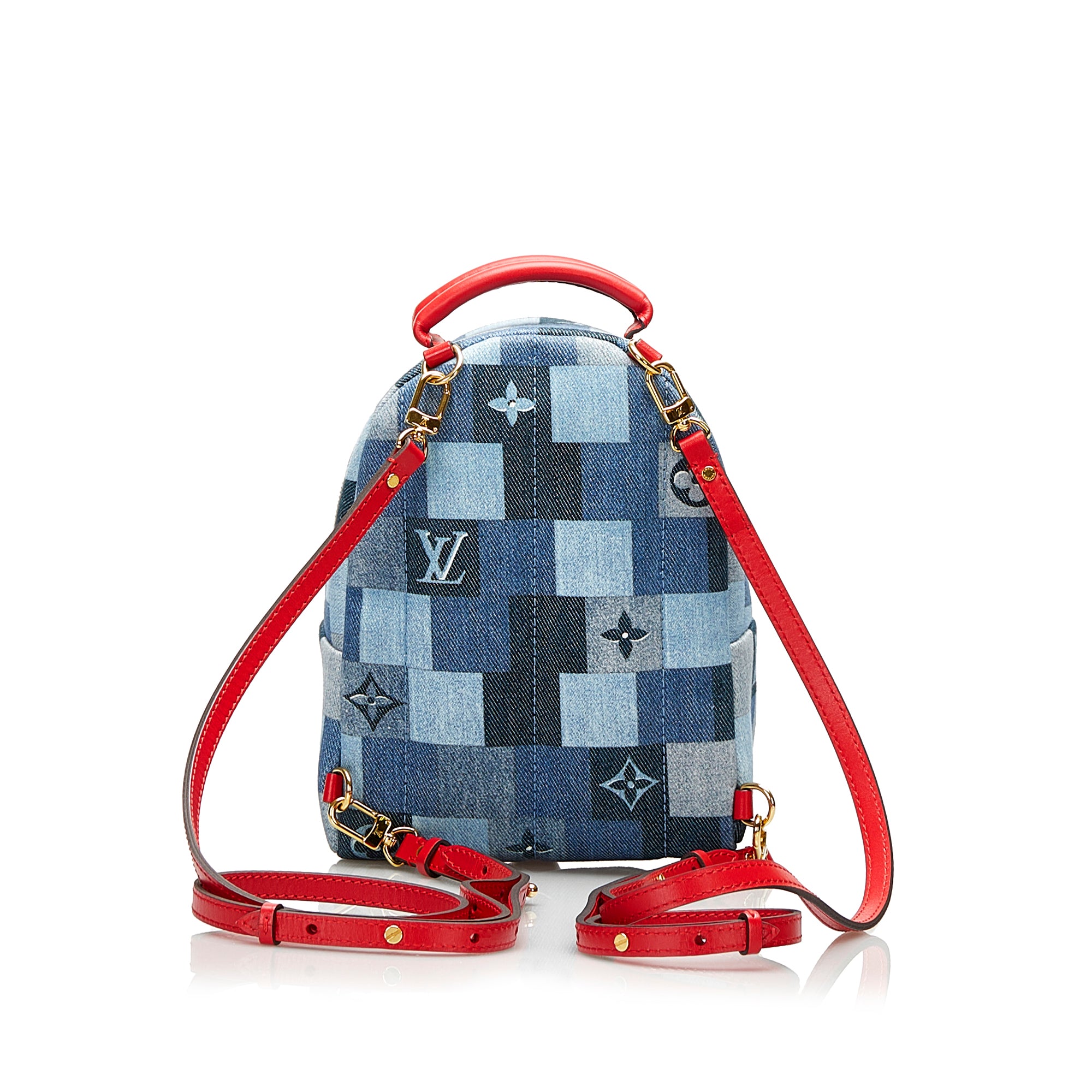 Louis Vuitton Palm Springs Patchwork Denim Monogram  Limited Edition