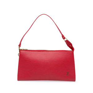 Louis Vuitton Pochette Accessoires Red Epi