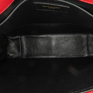 Yves Saint Laurent Sulpice Medium Red Lambskin