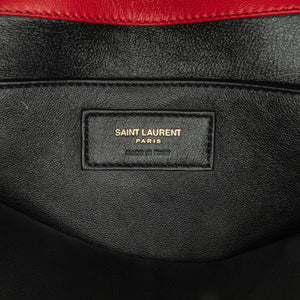 Yves Saint Laurent Sulpice Medium Red Lambskin