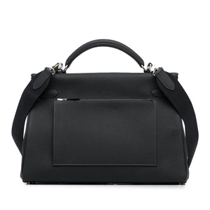 Hermès Kelly 42 Maxi Black Togo Palladium