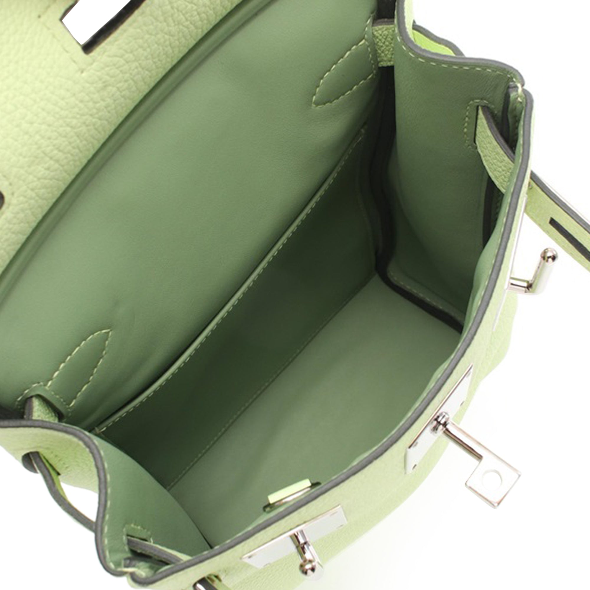 Hermès Kelly Hac A Dos PM Pastel Green Togo