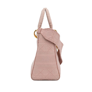 Dior Lady D-Lite Medium Pink Canvas