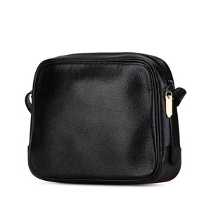 Yves Saint Laurent Shoulder Bag Black Leather