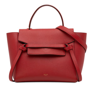 Celine Belt Bag Micro Red Calfskin