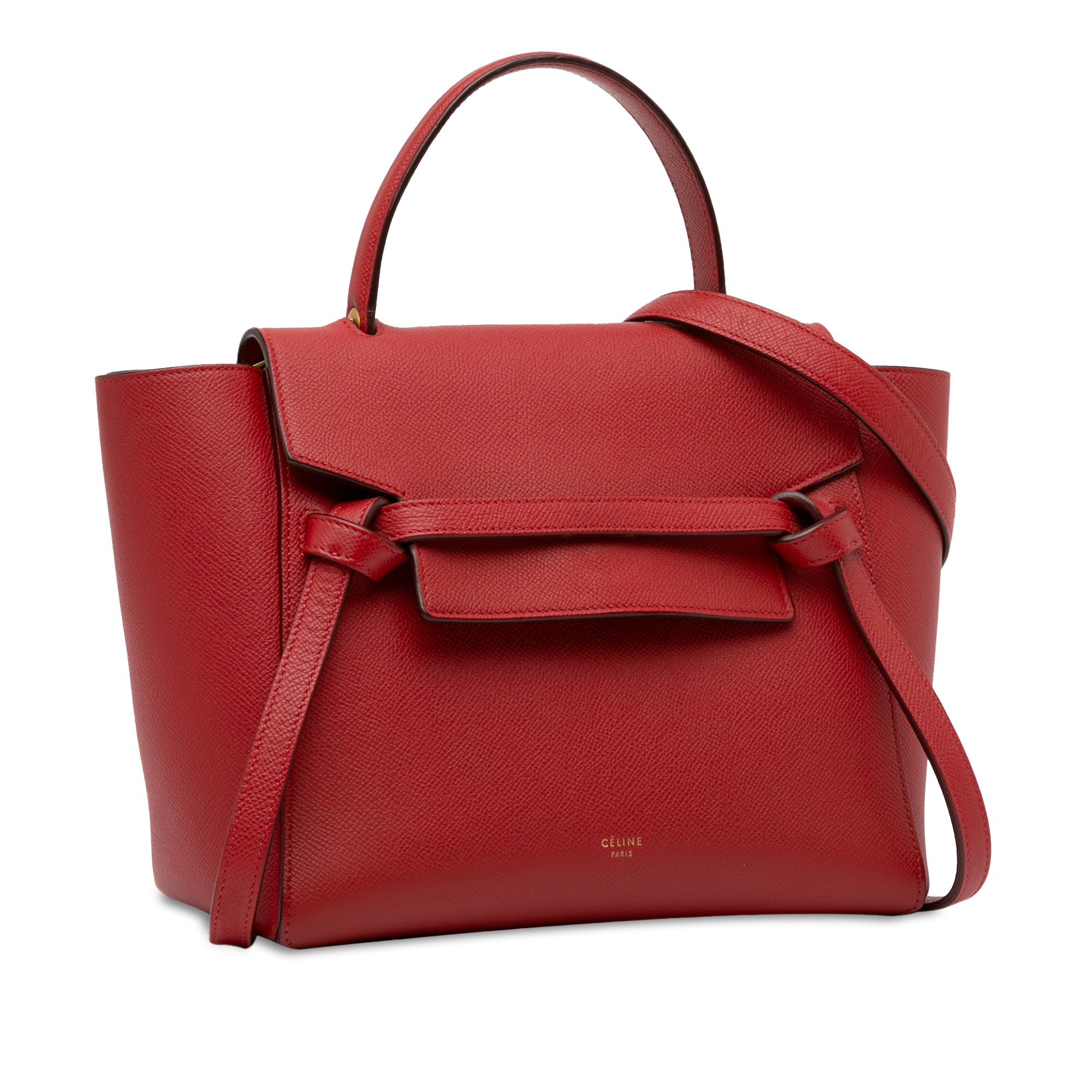 Celine Belt Bag Micro Red Calfskin