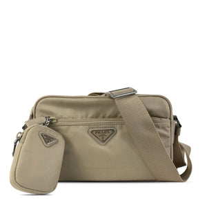 Prada Shoulder Bag Beige Re-Nylon