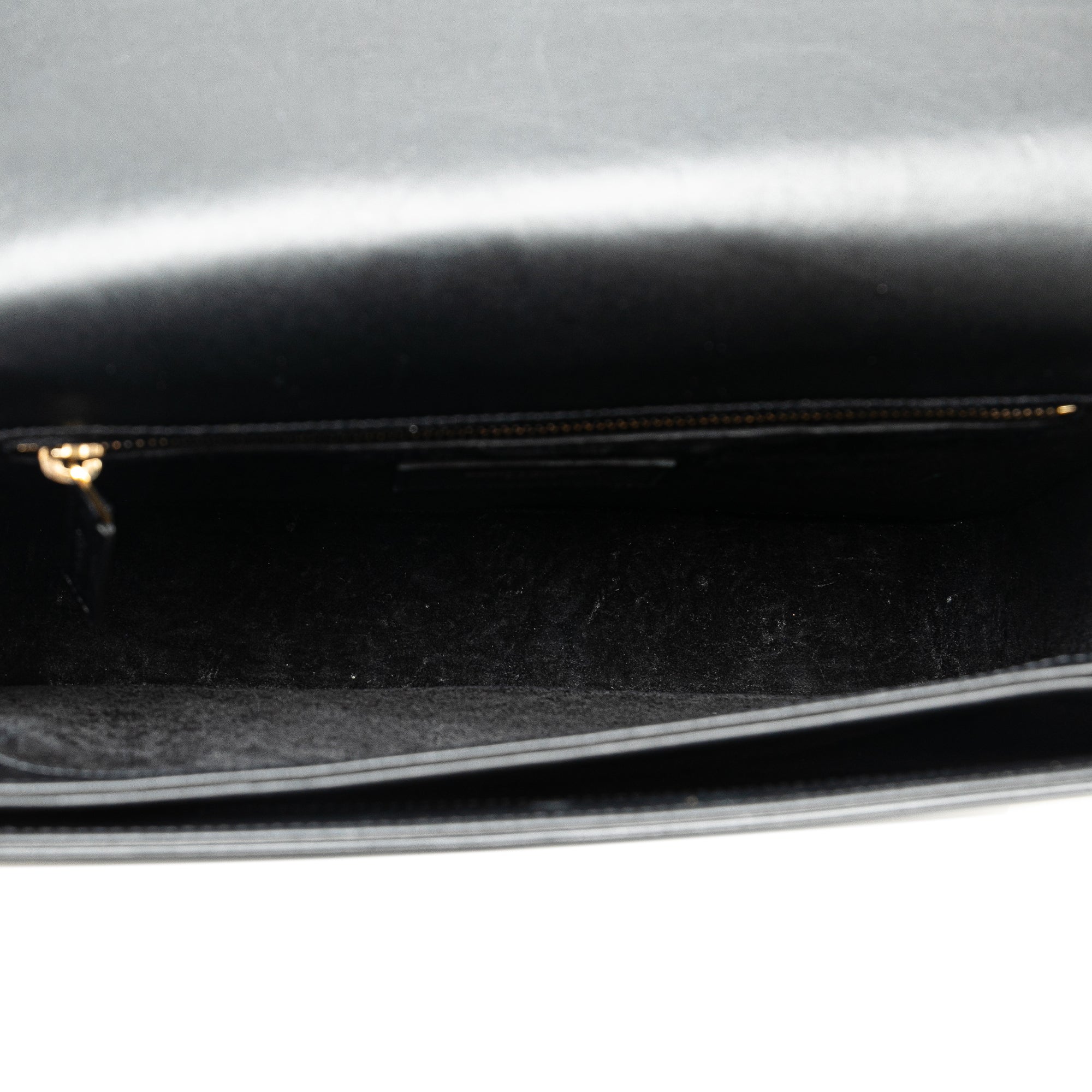 Yves Saint Laurent Universite Bag Medium Black Leather