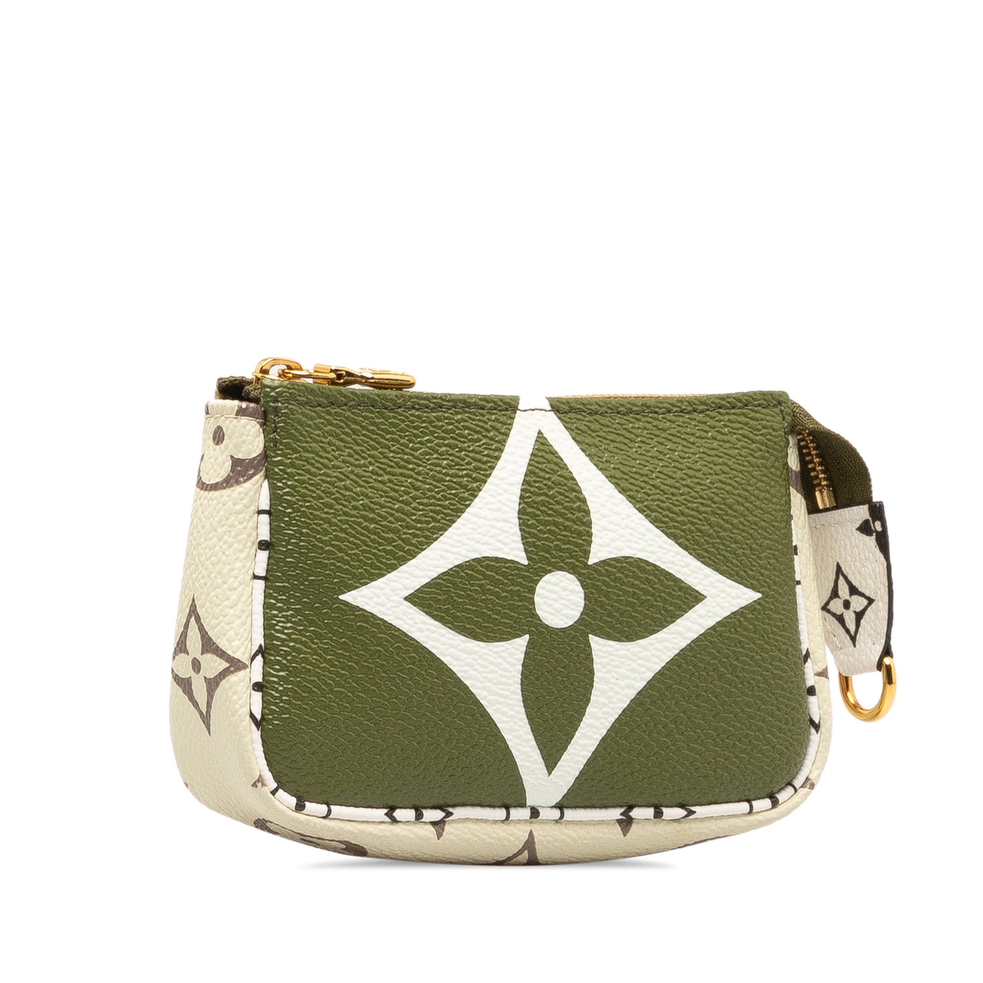 Louis Vuitton Micro Pochette Accessoires Green/Beige Monogram Giant