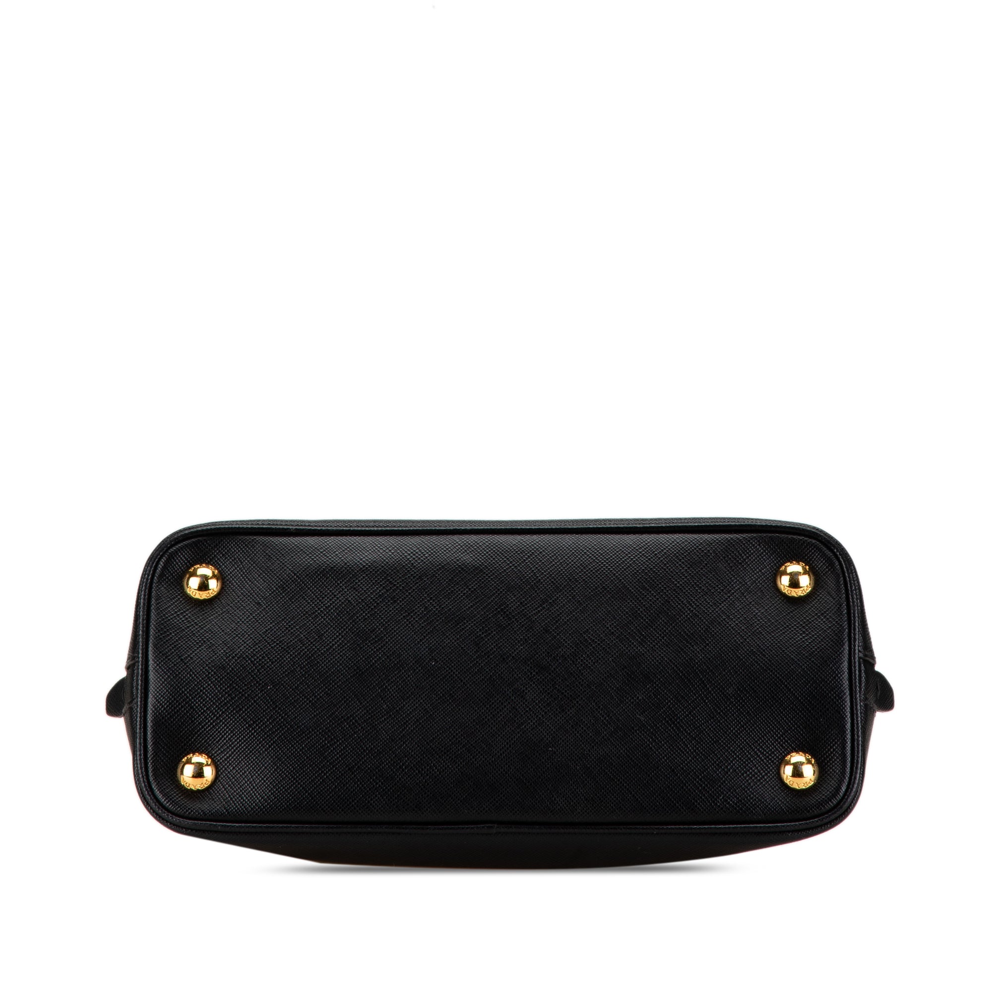 Prada  Promenade Small Black Saffiano Lux