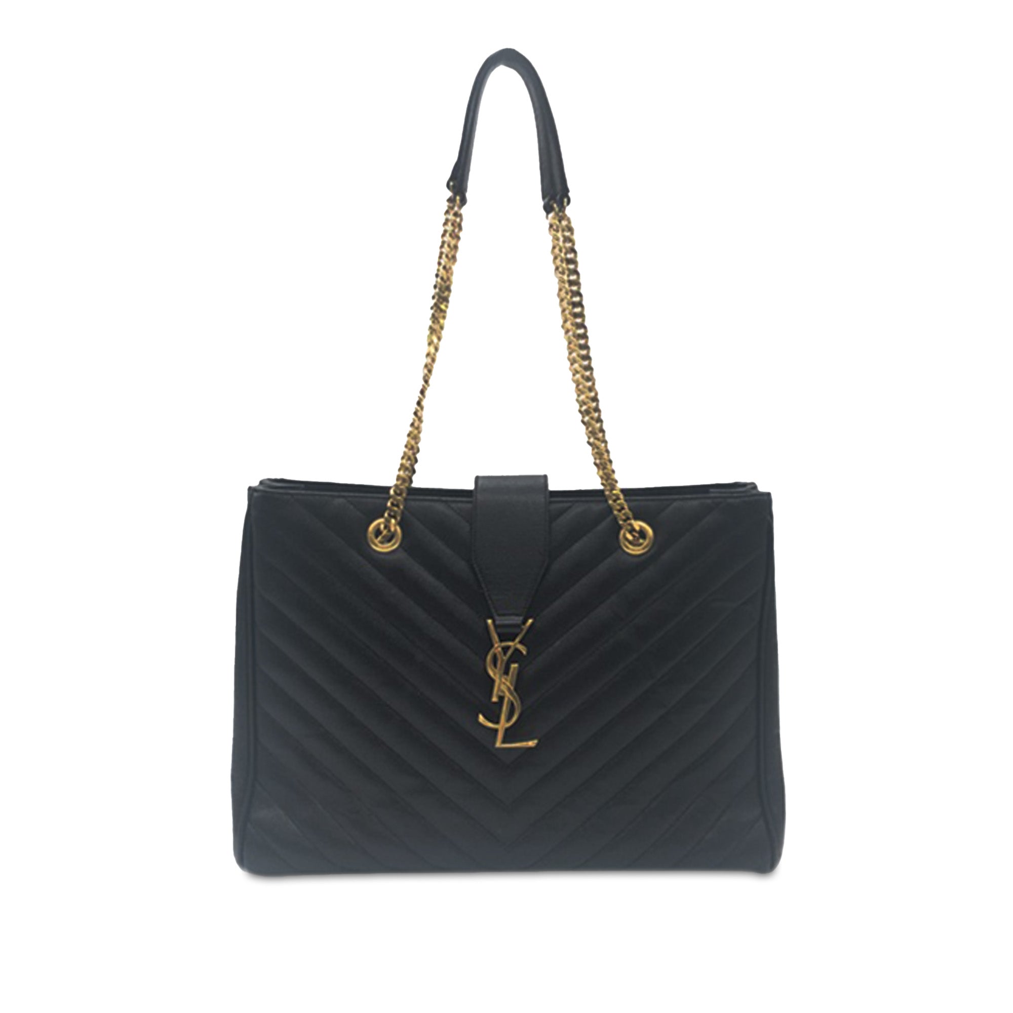 Yves Saint Laurent Grain de Poudre Tote Black