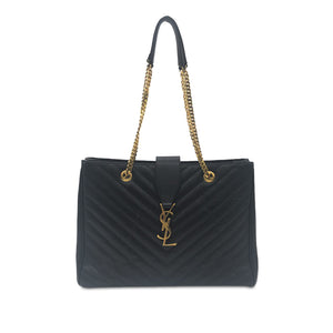 Yves Saint Laurent Grain de Poudre Tote Black