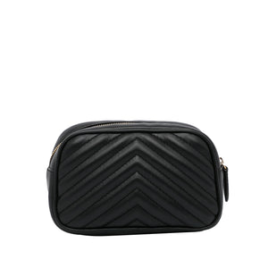 Stella McCartney Star Pouch Black Quilted Calfskin