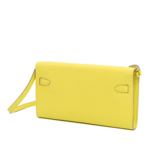 Hermès Kelly To Go Yellow Lime Chevre Mysore