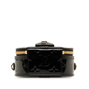 Louis Vuitton Boite Chapeau Souple Mini Black Monogram Vernis