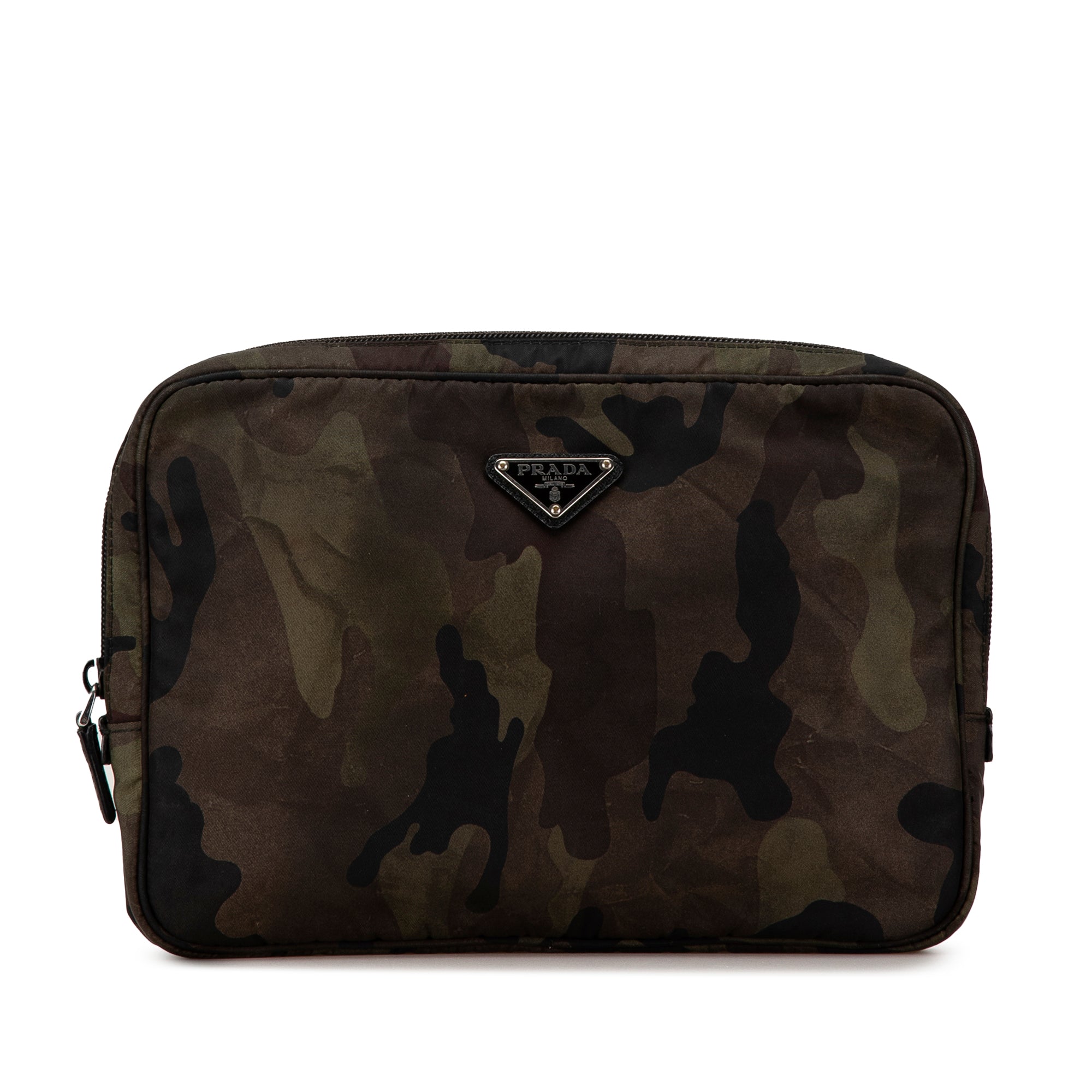 Prada Clutch Camouflage Tessuto Nylon