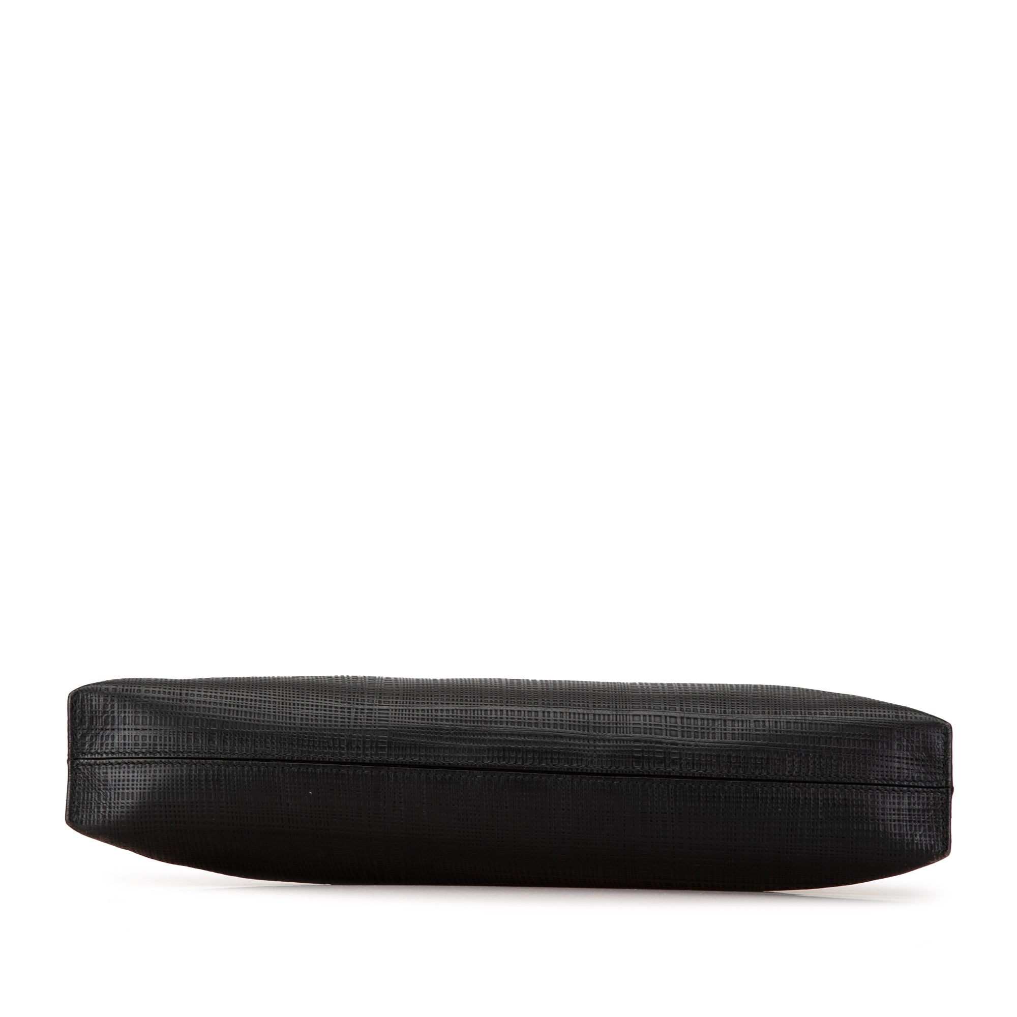 Lowe Anagram T Clutch Black Leather