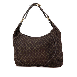 Louis Vuitton Manon MM Brown Mini Lin Monogram Canvas