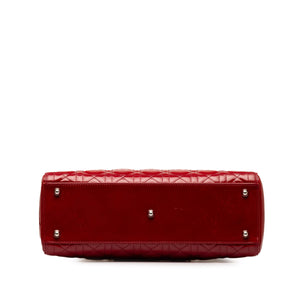 Dior Lady Dior Large Red Patent